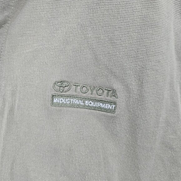 Hartwell Toyota Industrial Equipment Polo Shirt XL Gray Pima Cotton Casual Wear - Picture 3 of 8